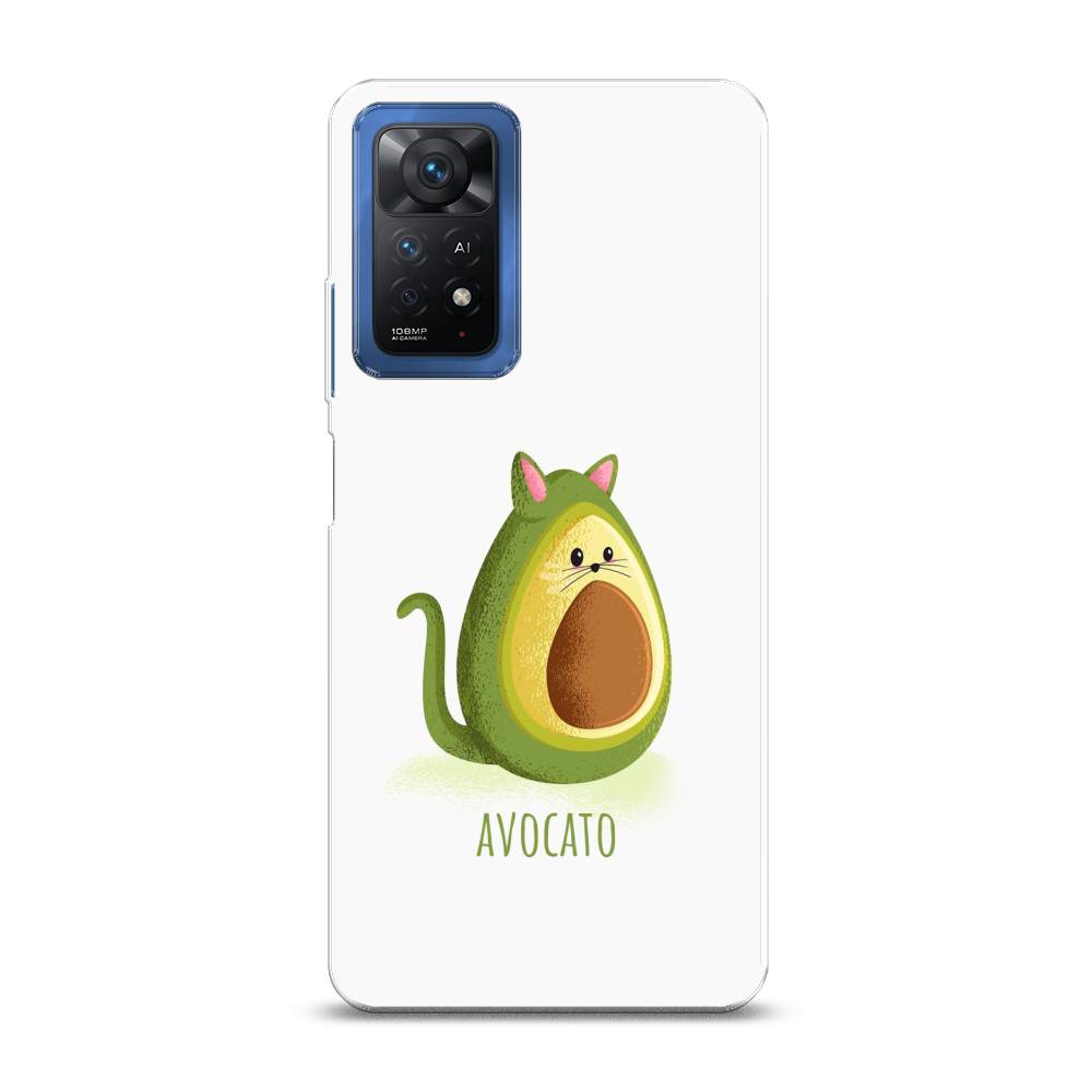 фото Силиконовый чехол "avocato" на xiaomi redmi note 11e pro awog