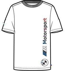 

Футболка мужская PUMA BMW MMS Logo Tee + белая S, Белый, BMW MMS Logo Tee +