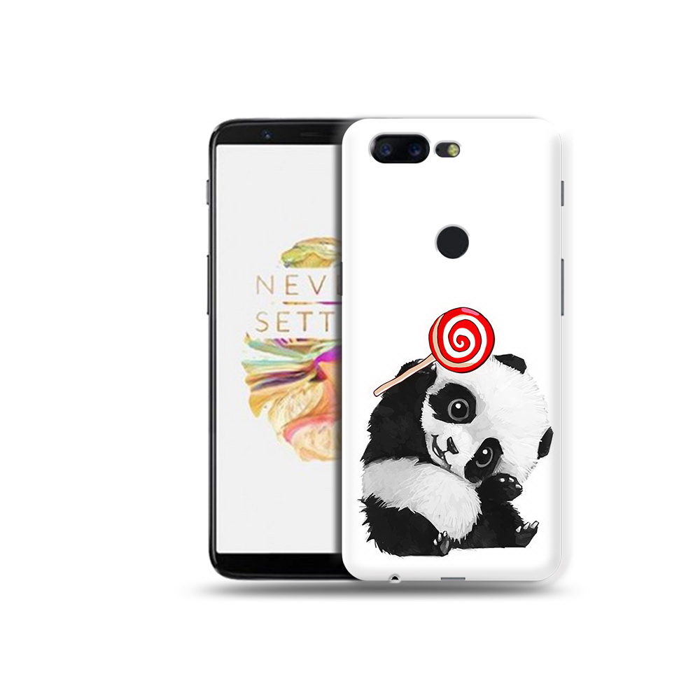 

Чехол MyPads Tocco для OnePlus 5T панда с леденцом, Прозрачный, Tocco