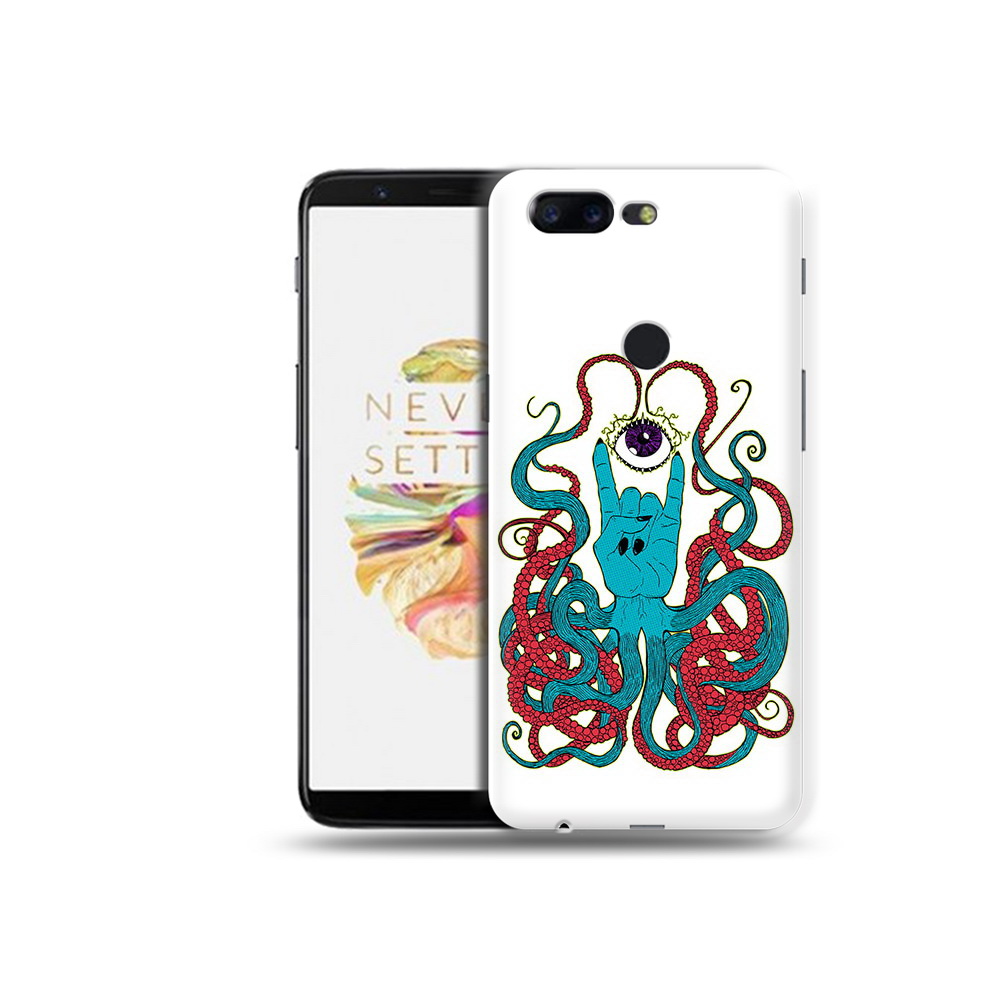 

Чехол MyPads Tocco для OnePlus 5T осьминог-рука абстракция, Прозрачный, Tocco