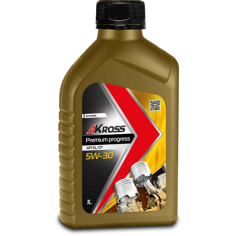 Моторное масло Akross Premium Progress Sl/Cf синтетическое 5W30 1л