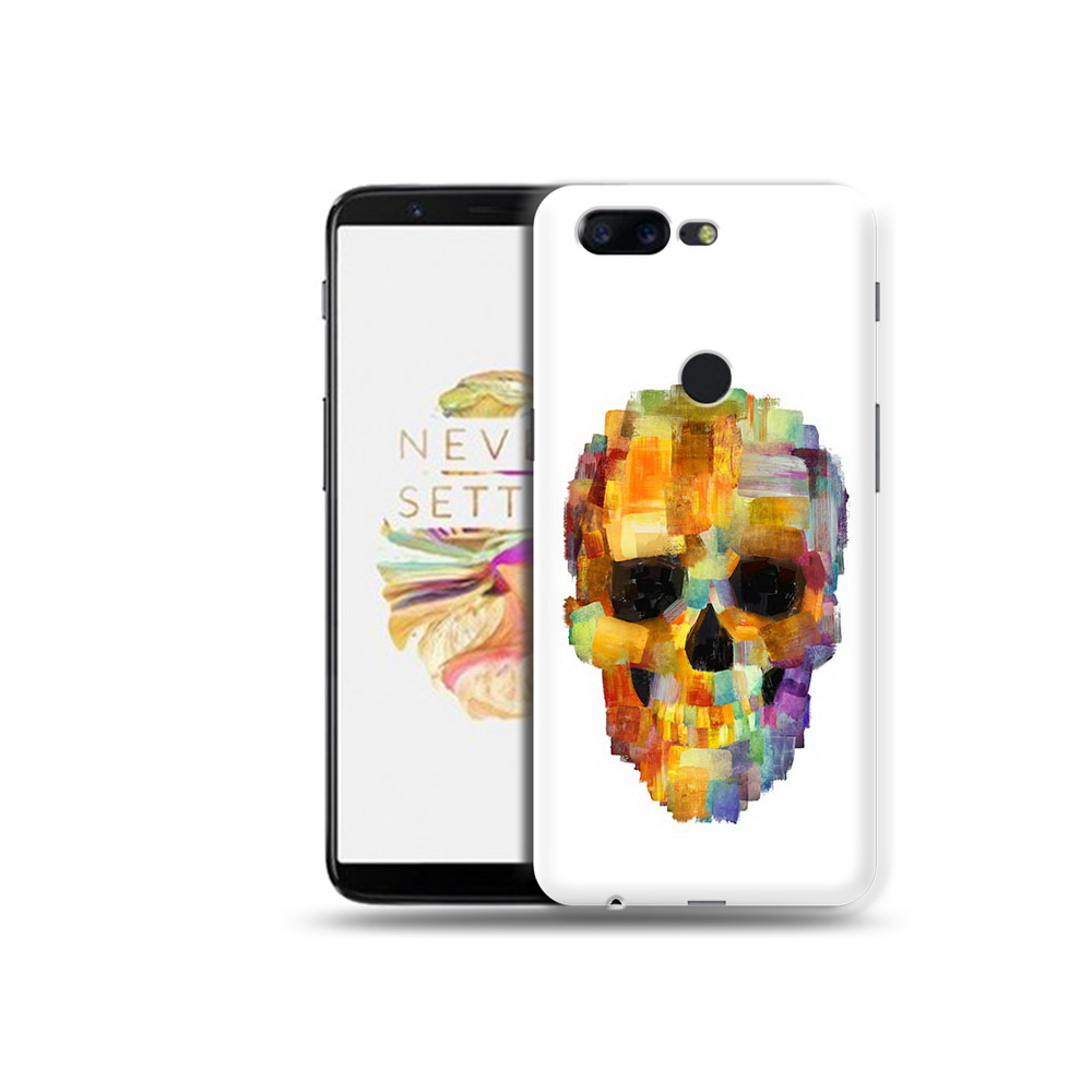 

Чехол MyPads Tocco для OnePlus 5T нарисованный череп, Прозрачный, Tocco