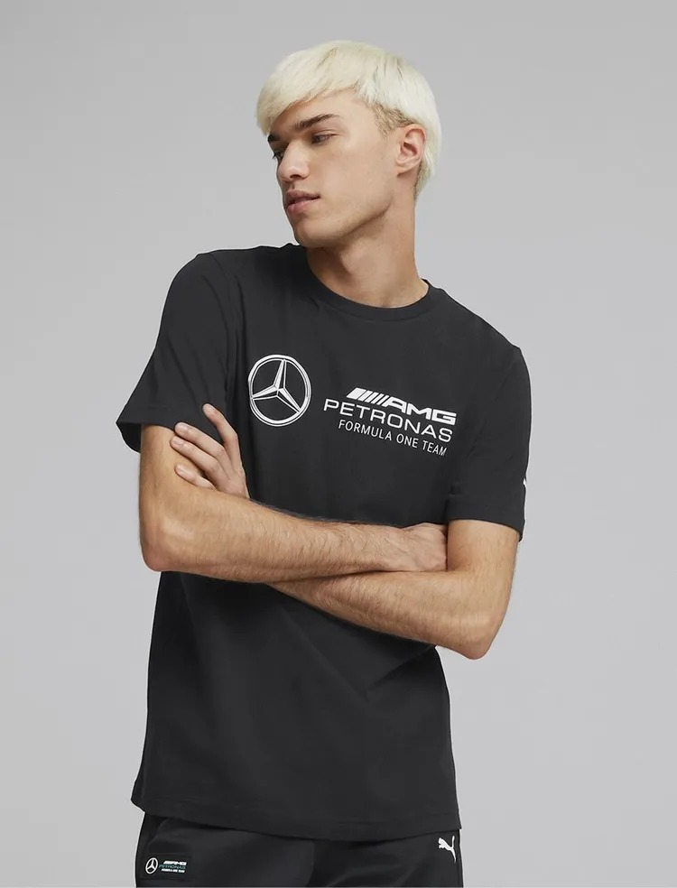 

Футболка мужская PUMA MAPF1 Logo Tee черная S, Черный, MAPF1 Logo Tee