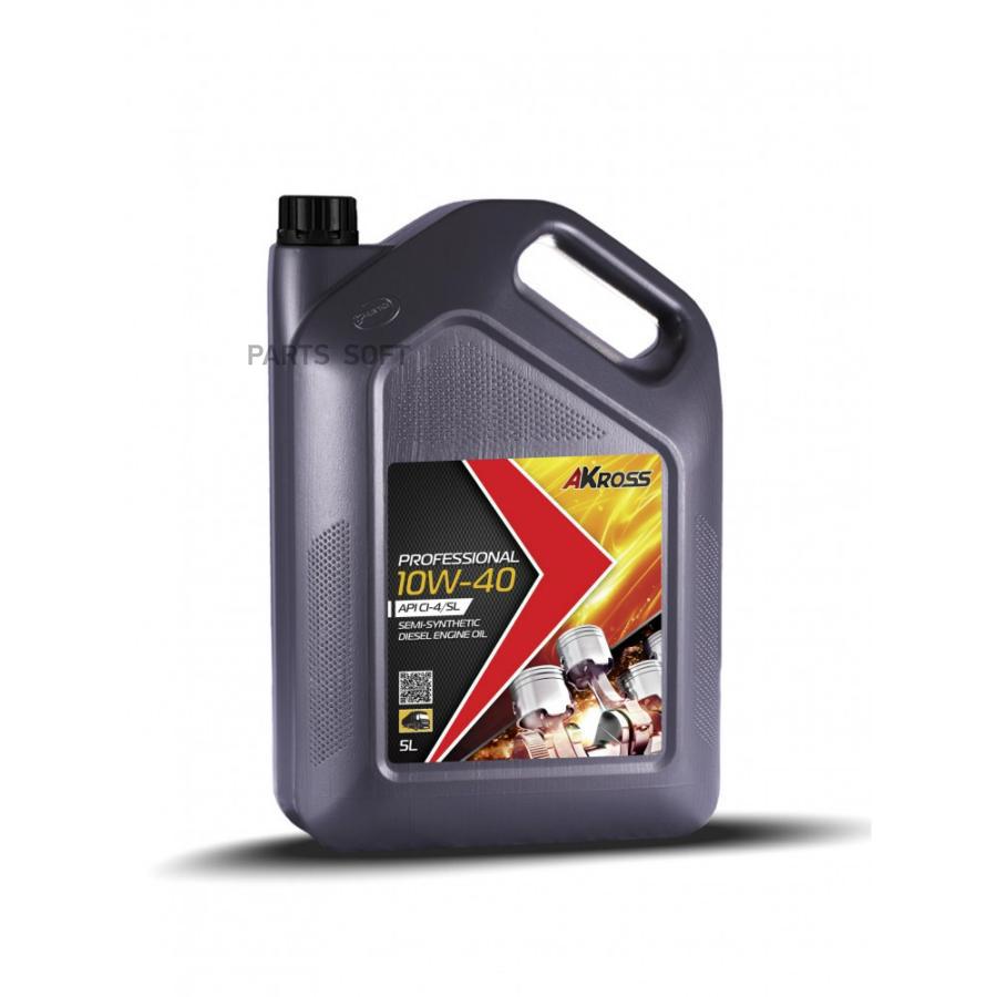 

Моторное Масло Akross Professional Ci-4/Sl 10W40 5Л