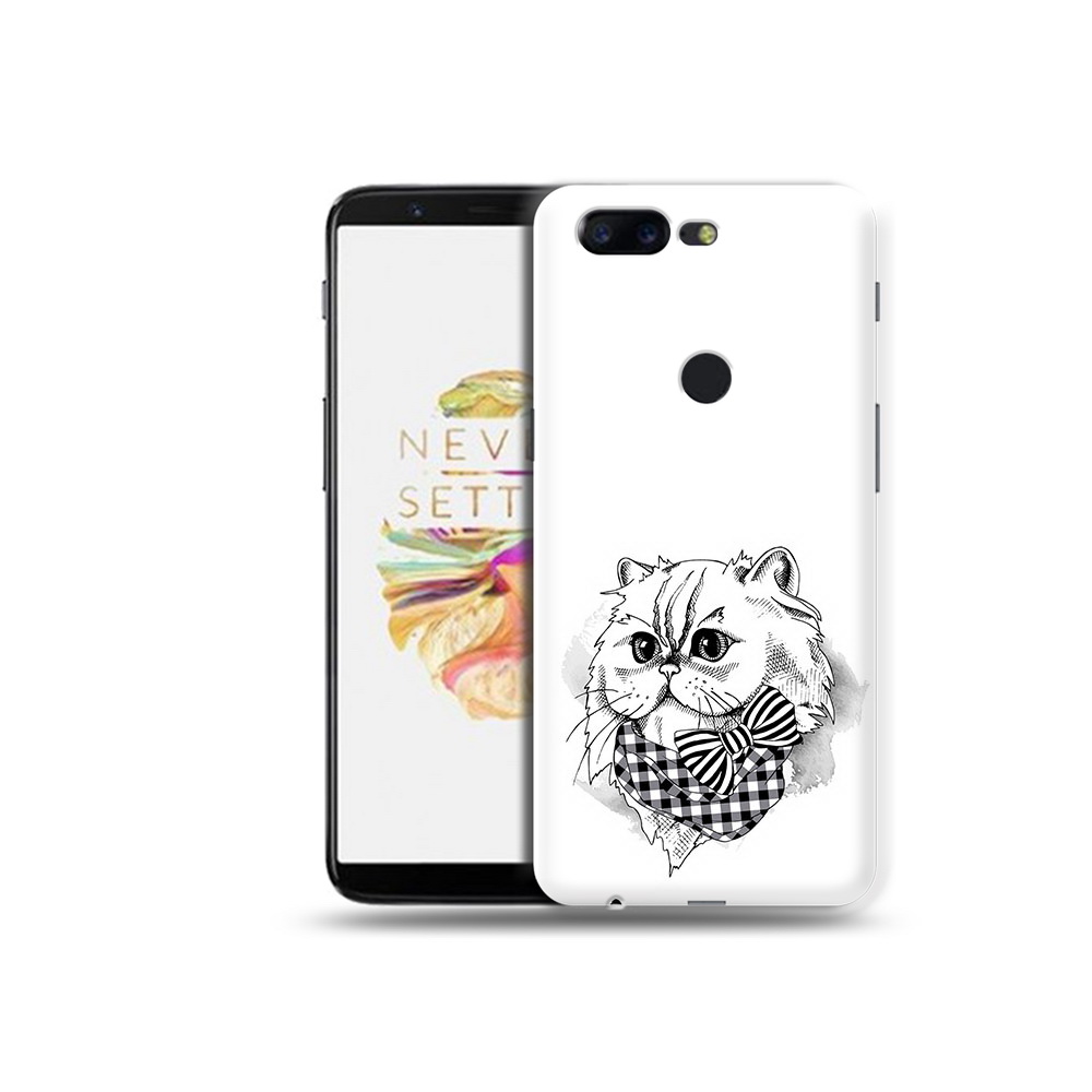 

Чехол MyPads Tocco для OnePlus 5T нарисованная красивая кошечка, Прозрачный, Tocco