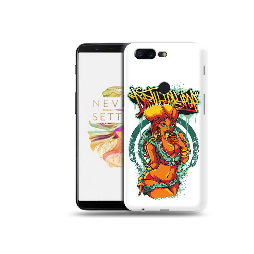 

Чехол MyPads Tocco для OnePlus 5T нарисованная девушка комикс, Прозрачный, Tocco