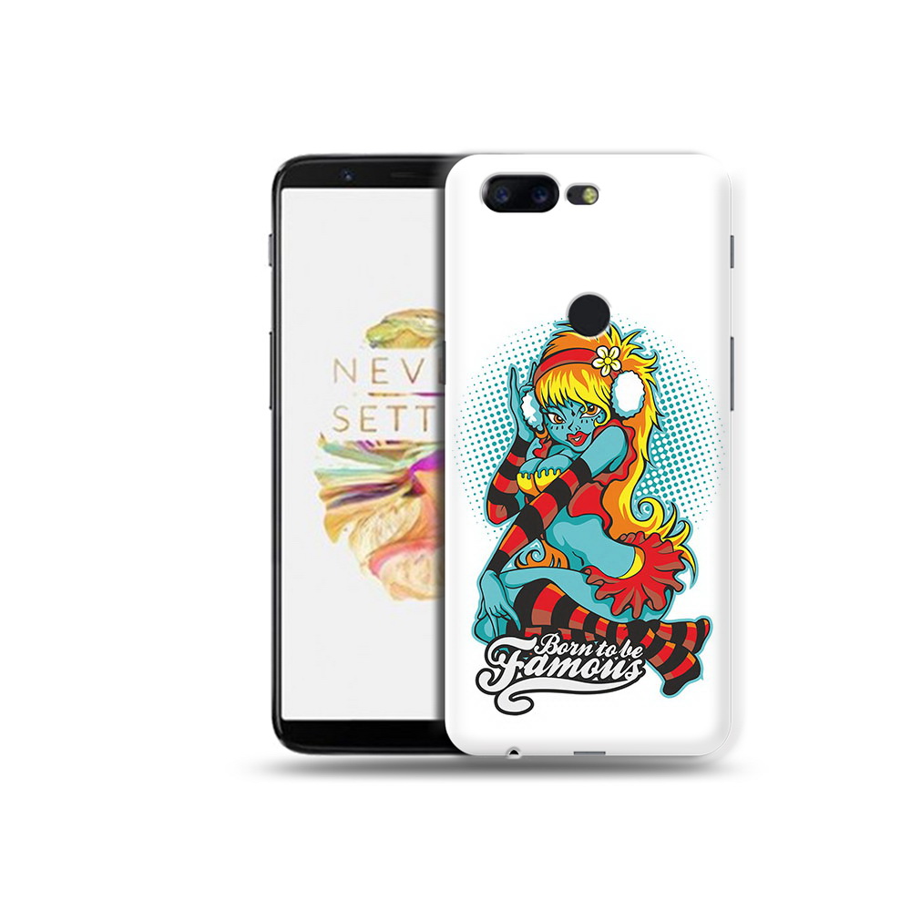 

Чехол MyPads Tocco для OnePlus 5T нарисованная девушка в наушниках, Прозрачный, Tocco