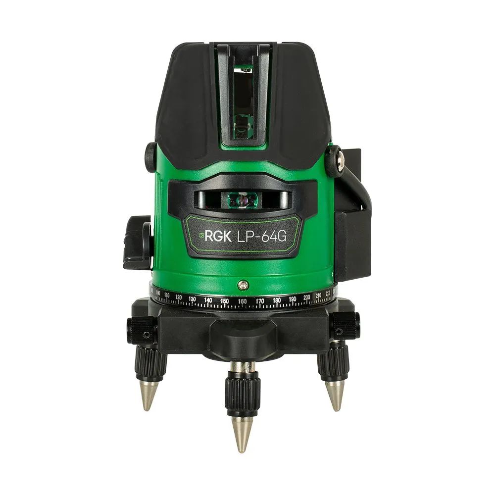 Лазерный уровень/нивелир RGK LP-64G, Зеленый луч