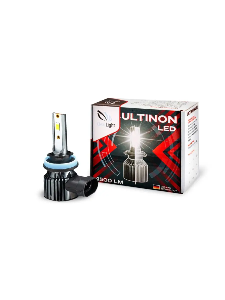 

Комплект ламп LED Ultinon H11 4500 lm 2шт 5000K, CLULTLEDH11-2