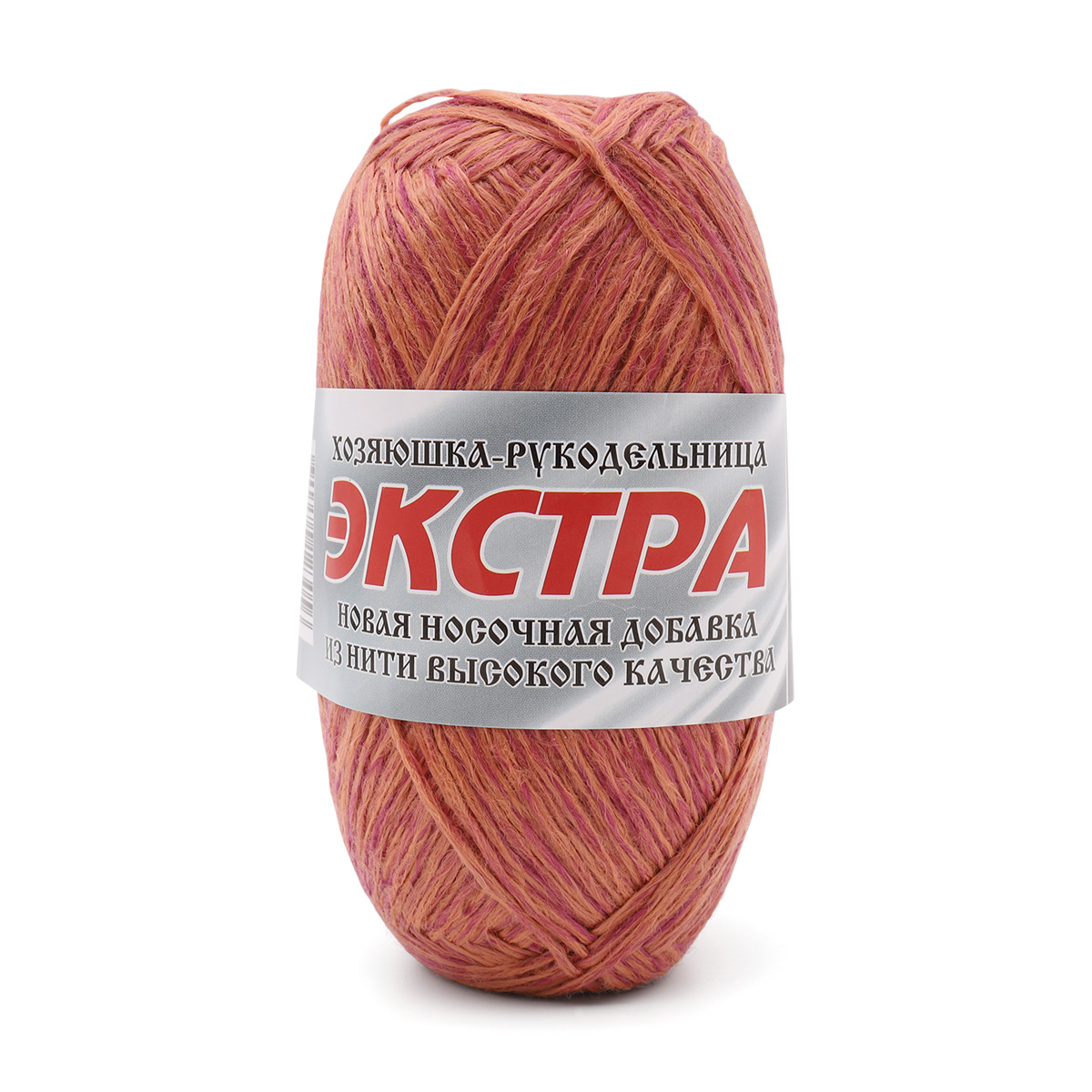 

Пряжа Хозяюшка-рукодельница 'Экстра', 50г, 245м, полипропилен (терракотовый), 5 мотков, Красный, 625472