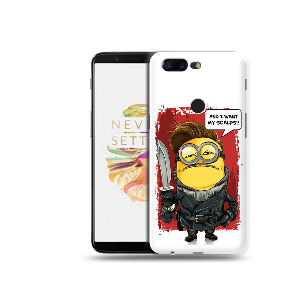 

Чехол MyPads Tocco для OnePlus 5T миньон убийца, Прозрачный, Tocco