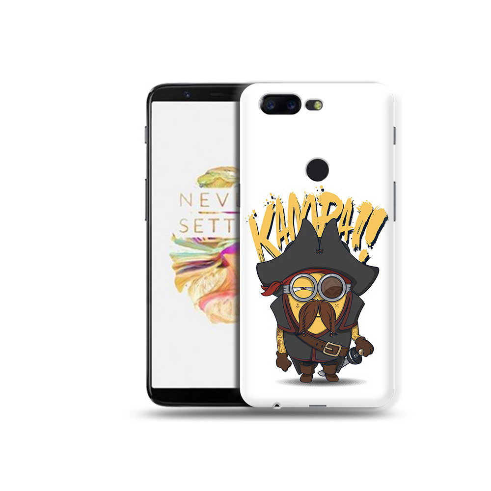 

Чехол MyPads Tocco для OnePlus 5T миньон пират, Прозрачный, Tocco
