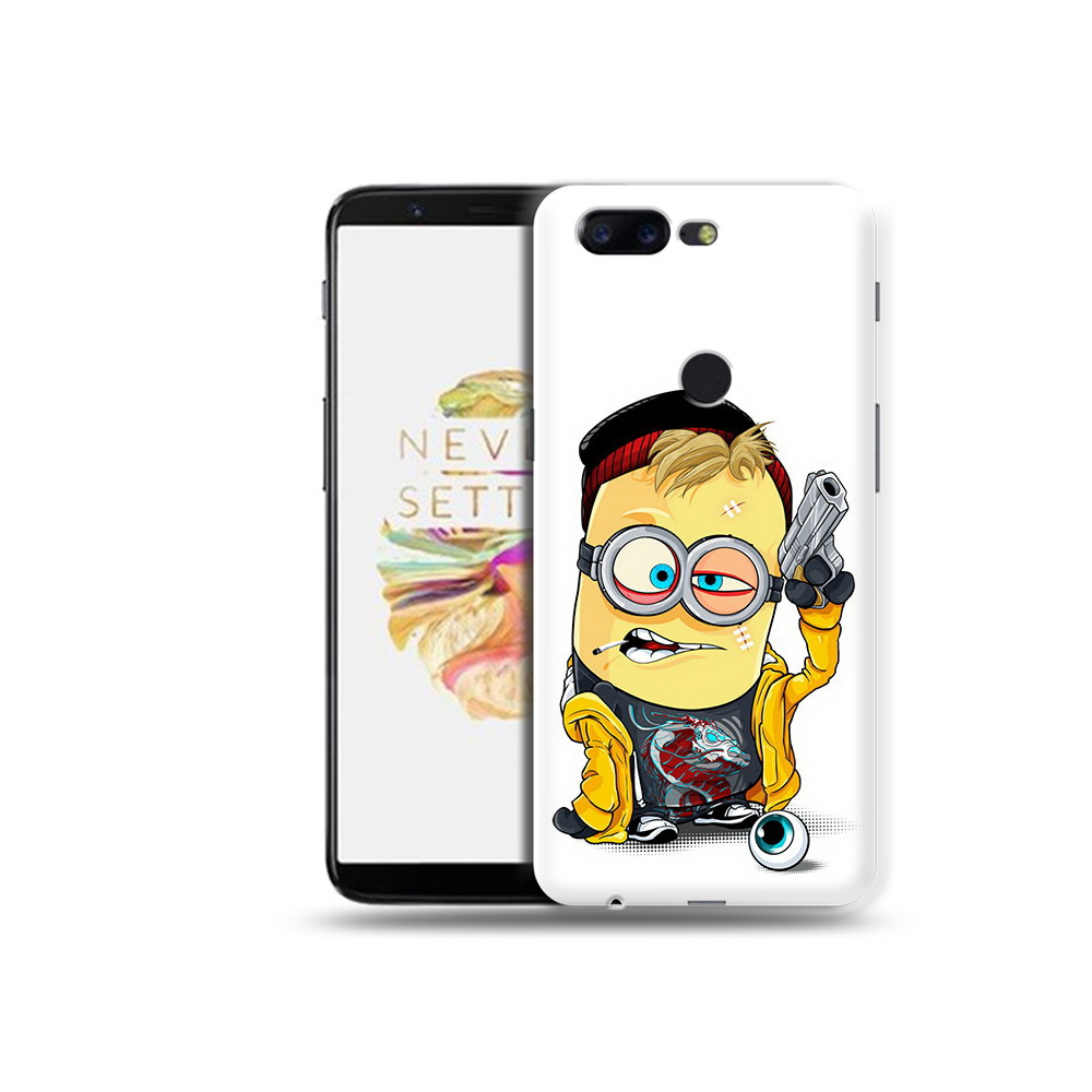 

Чехол MyPads Tocco для OnePlus 5T миньон бандит, Прозрачный, Tocco