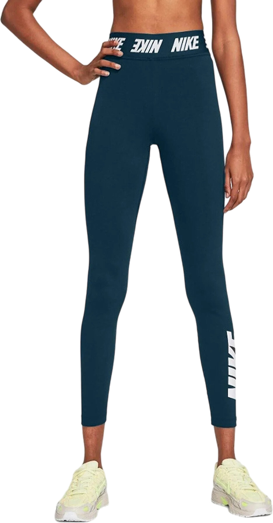 Спортивные леггинсы женские Nike W Sportswear Femme Tights синие M