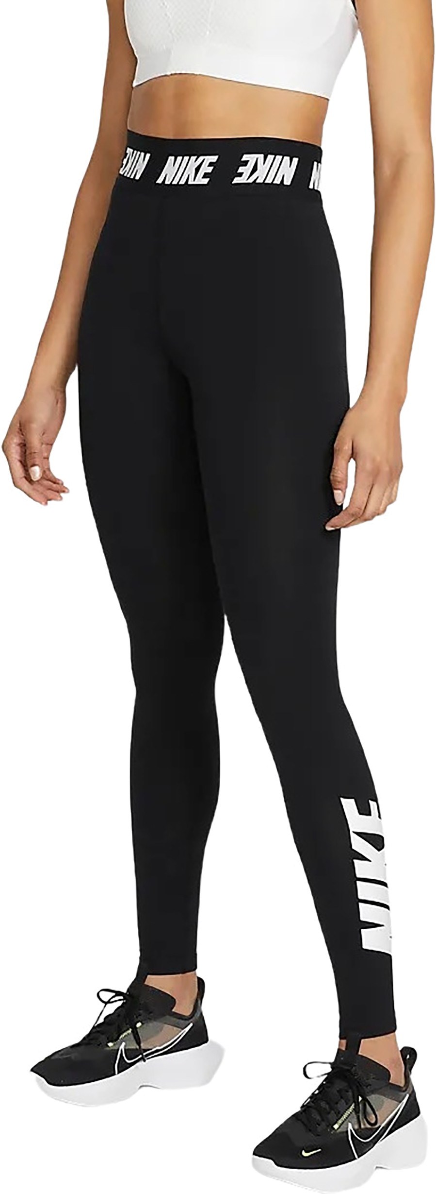 Спортивные леггинсы женские Nike W Sportswear Femme Tights черные S