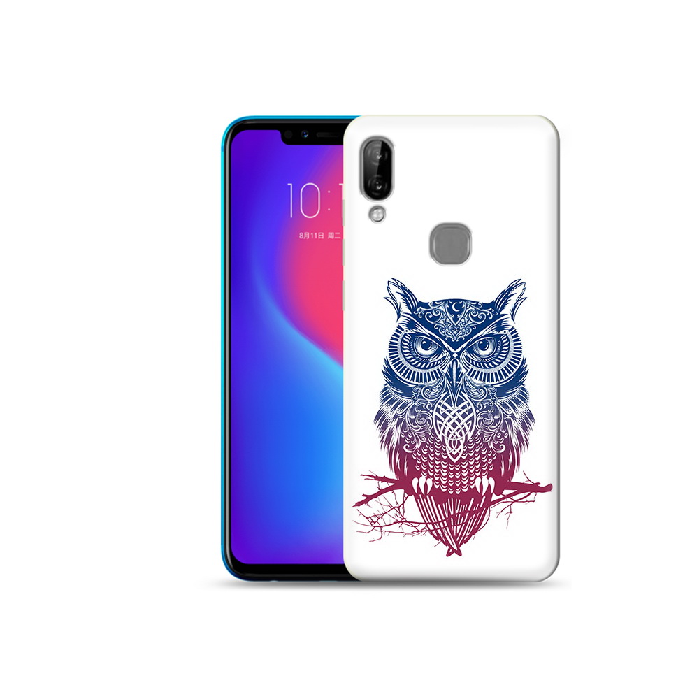

Чехол MyPads Tocco для Lenovo S5 Pro хиппи сова, Прозрачный, Tocco