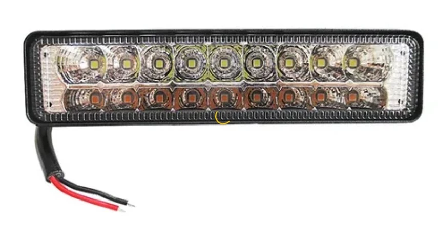 

Фара противотуманная тюнинговая 12V/24V 54W 18 LED GRANDE LIGHT (белый/желтый) GL-8060