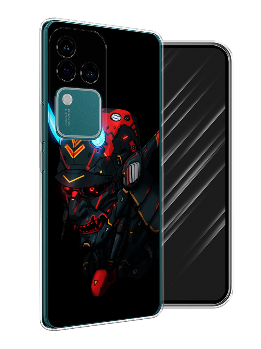 

Чехол Awog на Vivo V30 Pro/S18 Pro "Неоновый самурай", Черный;красный;голубой, 269950-1