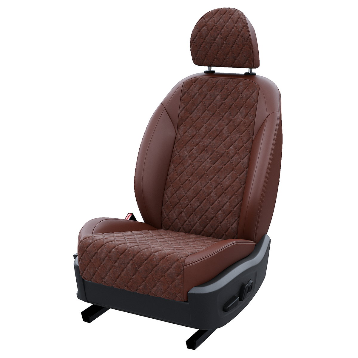 

Чехлы на сиденья АвтоЛето для Skoda Rapid 2012-2020 LA14942C283 Алькантара ромб Шоколадный, Коричневый, LA1494