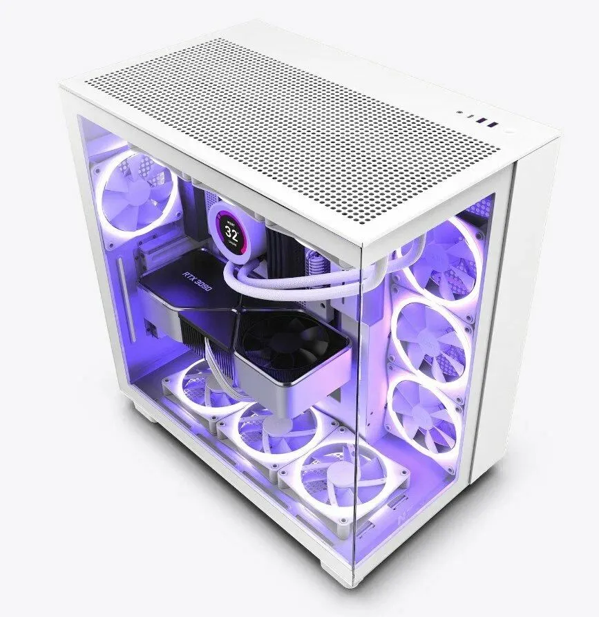 

Корпус компьютерный NZXT CM-H91FW-01 (CM-H91FW-01) белый, CM-H91FW-01