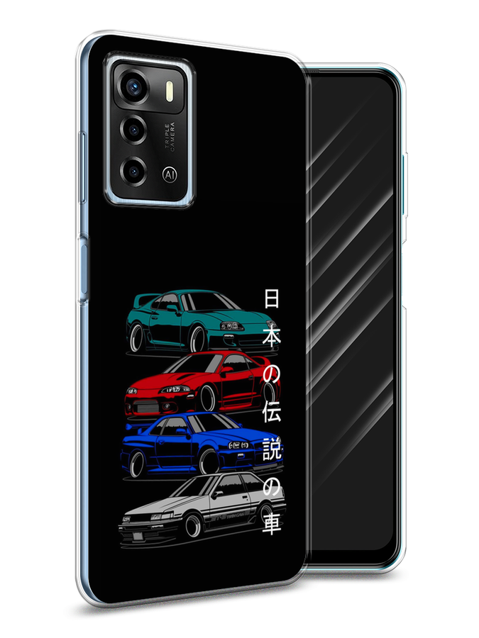 

Чехол Awog на ZTE Blade V40 Vita / ЗТЕ Блэйд V40 Vita "JDM Legend cars", Разноцветный, 135650-5