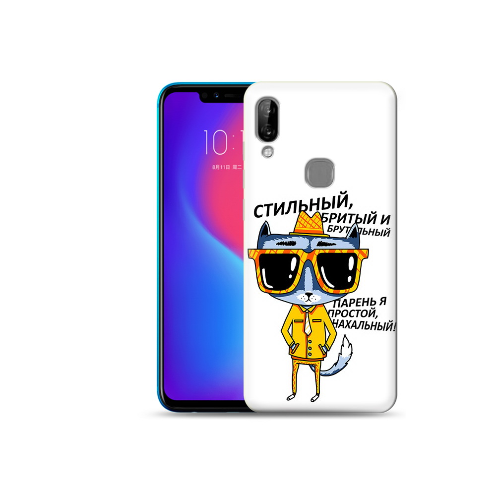 

Чехол MyPads Tocco для Lenovo S5 Pro стильный кот, Прозрачный, Tocco