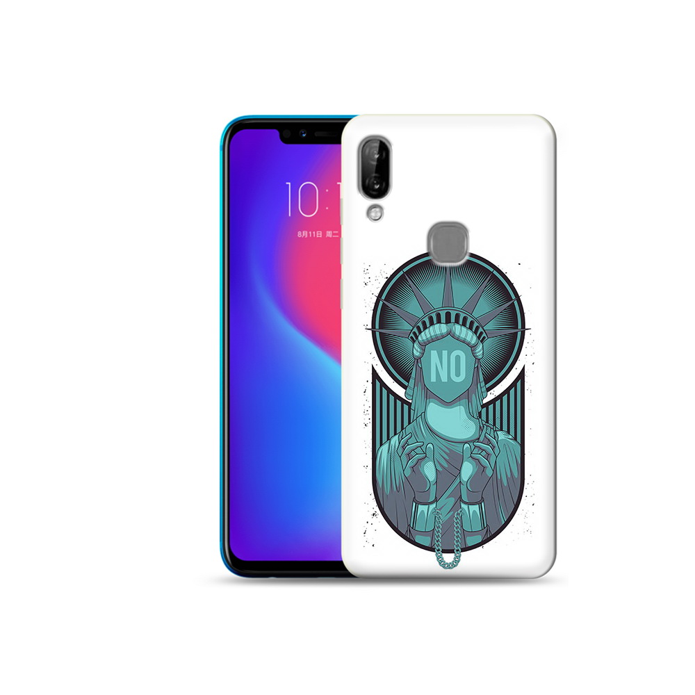 

Чехол MyPads Tocco для Lenovo S5 Pro статуя свободы зеленый, Прозрачный, Tocco