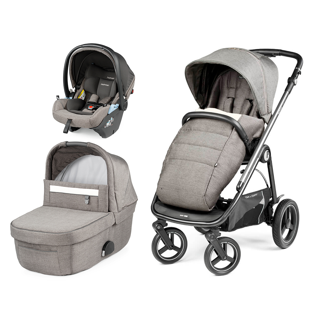 

Коляска 3 в 1 Peg-Perego Veloce TC Lounge City Grey, Veloce TC Lounge