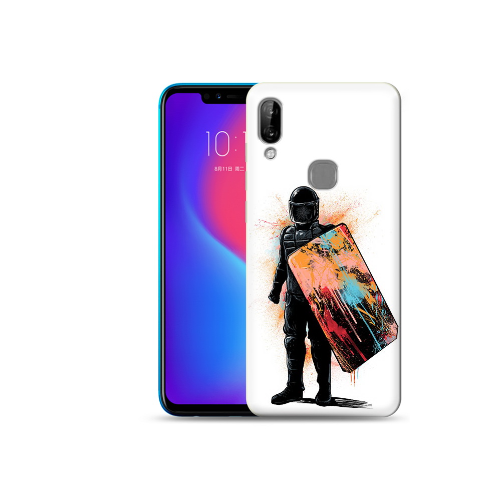 

Чехол MyPads Tocco для Lenovo S5 Pro солдат с красочным щитом, Прозрачный, Tocco