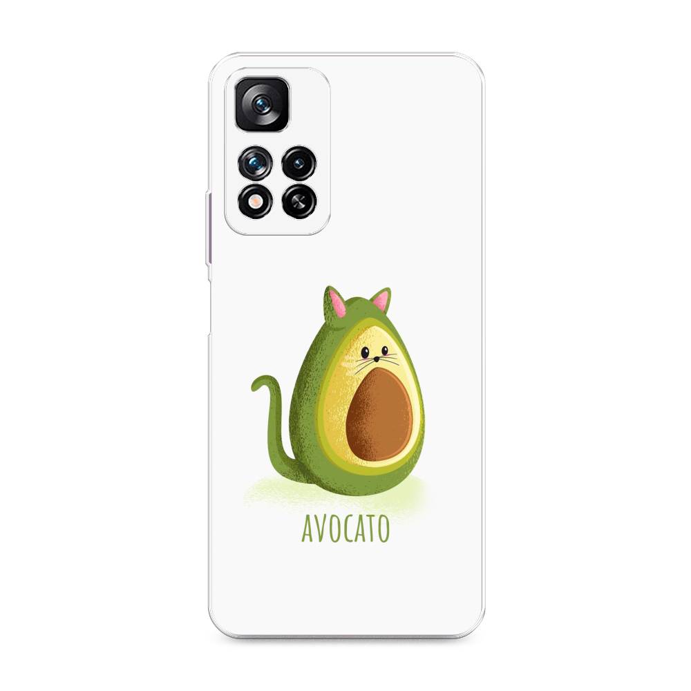 фото Силиконовый чехол "avocato" на xiaomi redmi note 11 pro plus awog