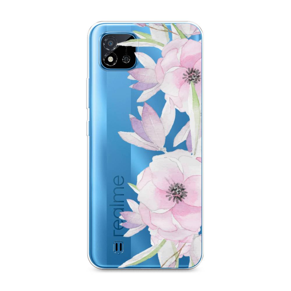 

Чехол Awog на Realme C20 "Нежные анемоны", Разноцветный, 254850-8