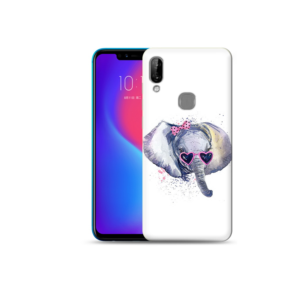 

Чехол MyPads Tocco для Lenovo S5 Pro слоник в очках, Прозрачный, Tocco