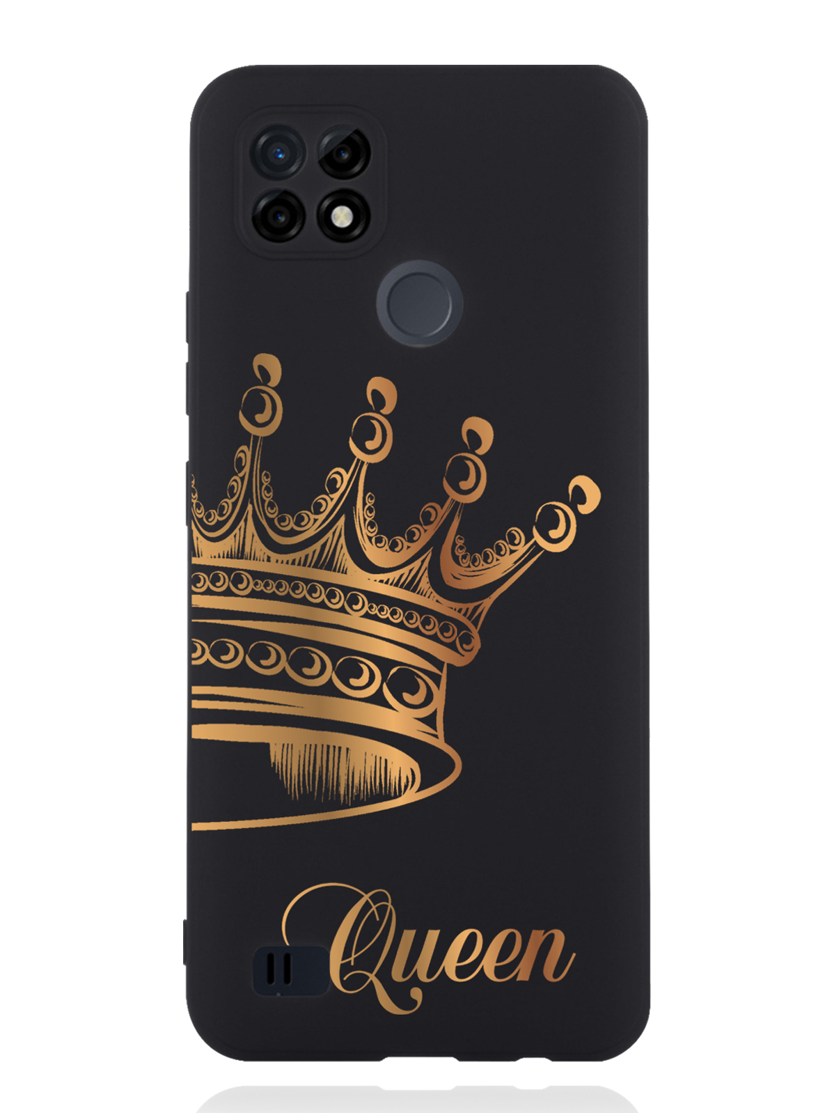 фото Чехол musthavecase realme c21 парный чехол корона queen