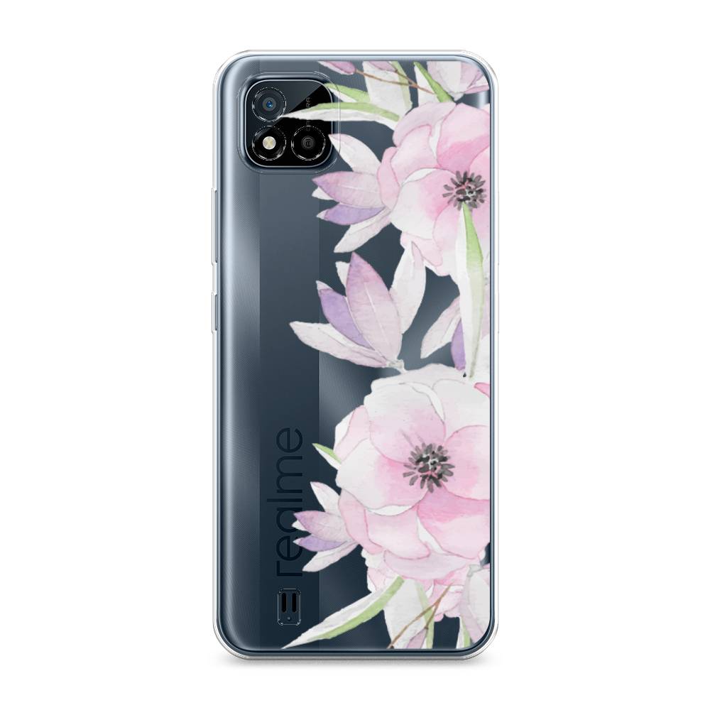 

Чехол Awog на Realme C11 (2021) "Нежные анемоны", Разноцветный, 257550-8