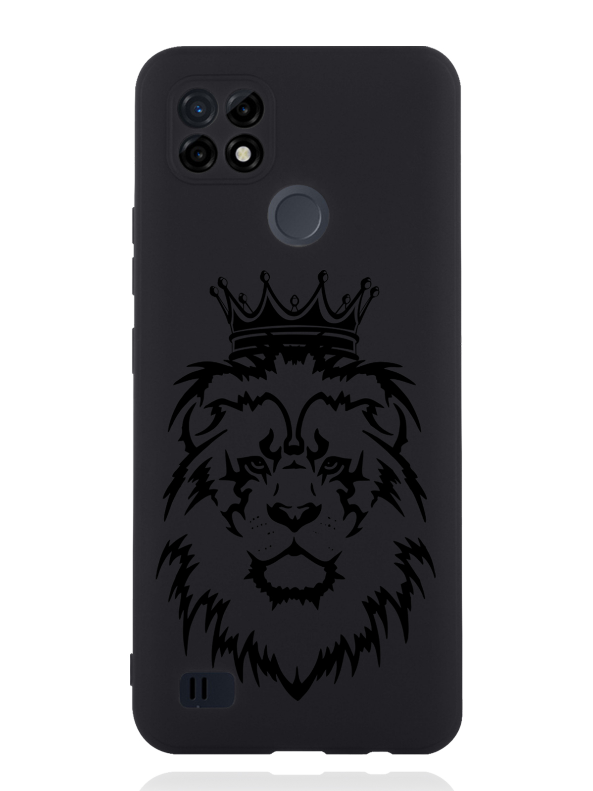 

Чехол MustHaveCase RealMe C21 Лев, Черный, RealMe C21 Лев