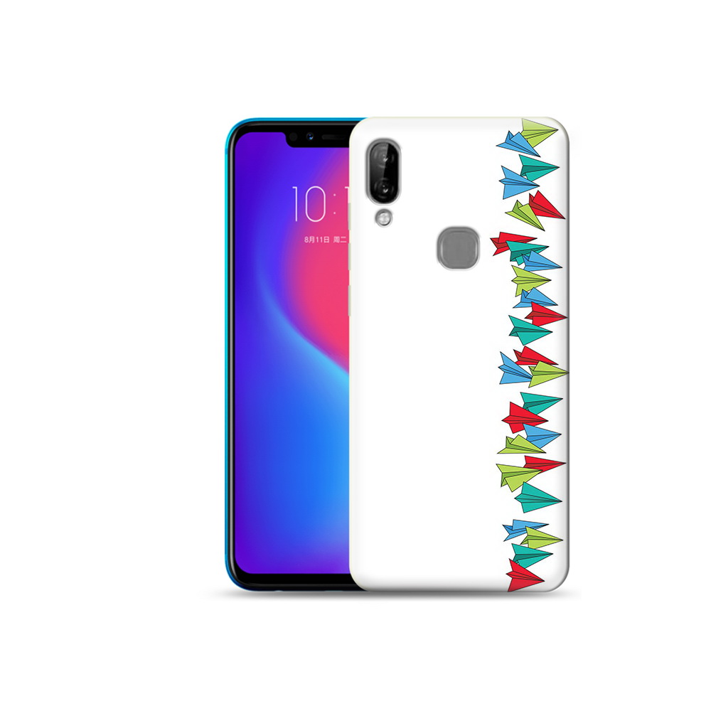 

Чехол MyPads Tocco для Lenovo S5 Pro самолетики из листочков, Прозрачный, Tocco