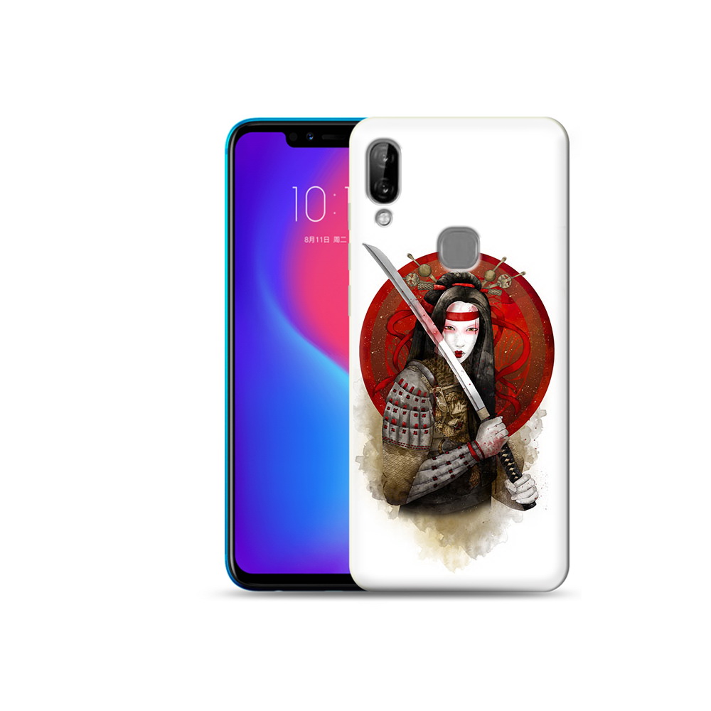 

Чехол MyPads Tocco для Lenovo S5 Pro рисованная девушка с катаной, Прозрачный, Tocco
