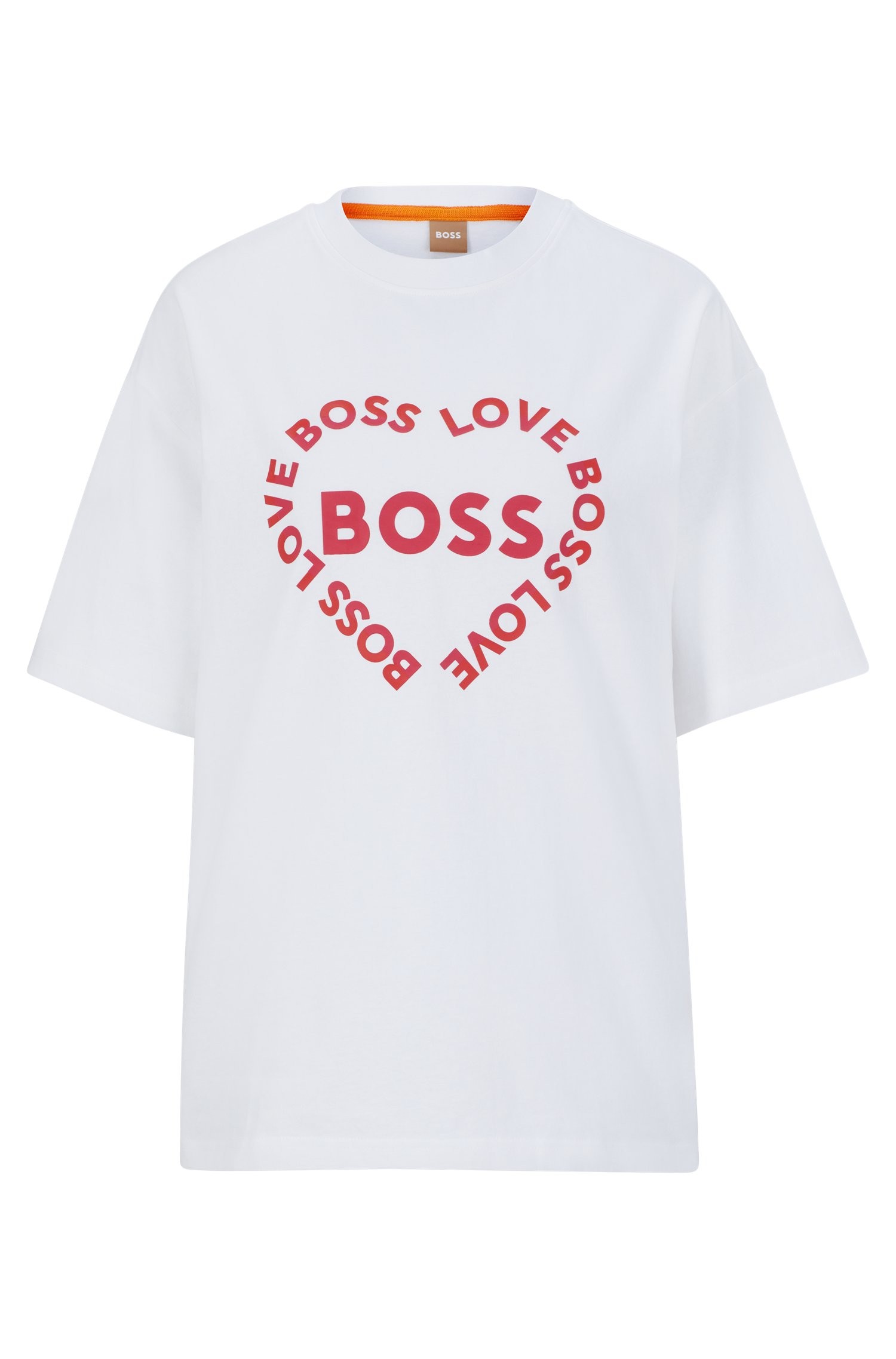 

Футболка женская BOSS 50491408 белая M, Белый, 50491408