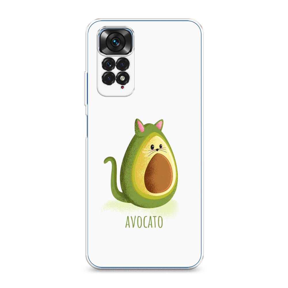 фото Силиконовый чехол "avocato" на xiaomi redmi note 11 4g global awog