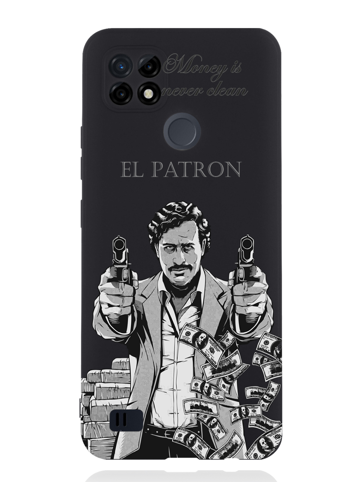 фото Чехол musthavecase realme c21 el patron pablo escobar пабло эскобар