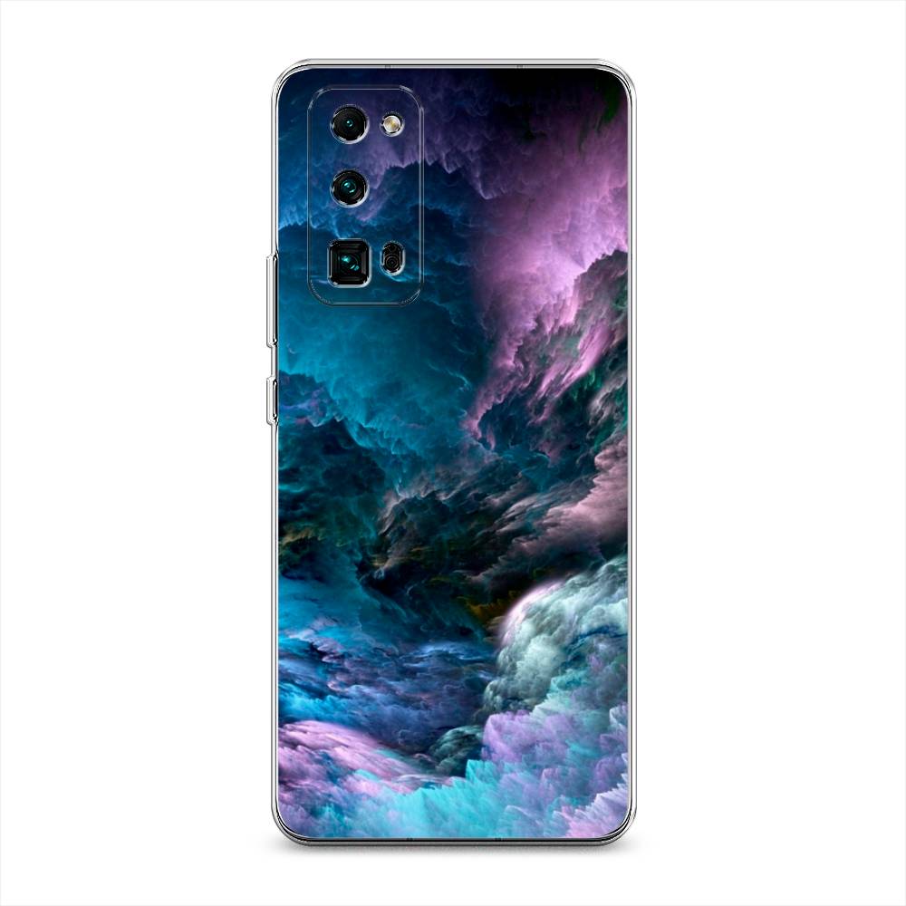 

Чехол на Honor 30 Pro Plus "Загадочное небо", Синий;фиолетовый, 612250-2