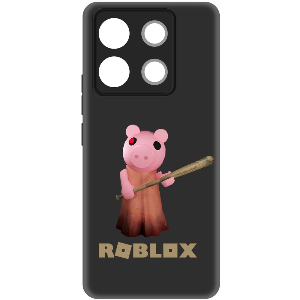 

Чехол-накладка Krutoff Soft Case Roblox-Пигги для Poco X6 черный