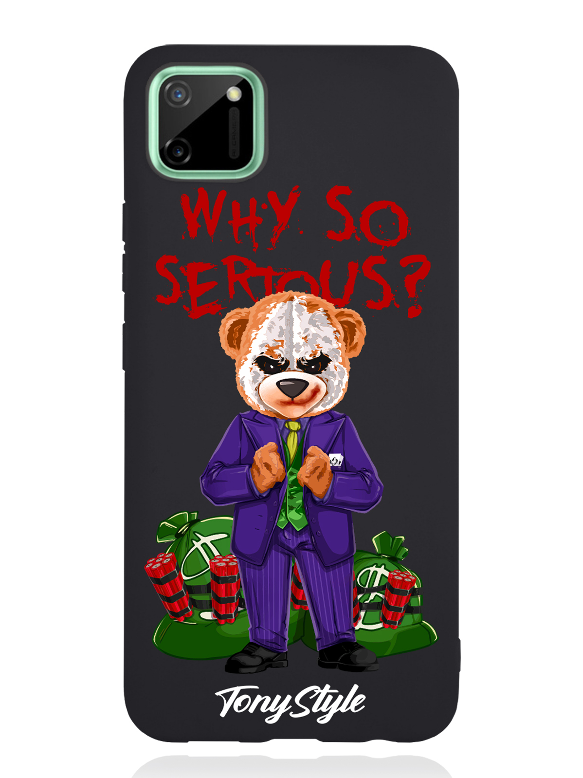 

Чехол Tony Style RealMe C11 Tony Style Джокер Joker Why so serious, RealMe C11 Tony Style Джокер Joker Why so serious