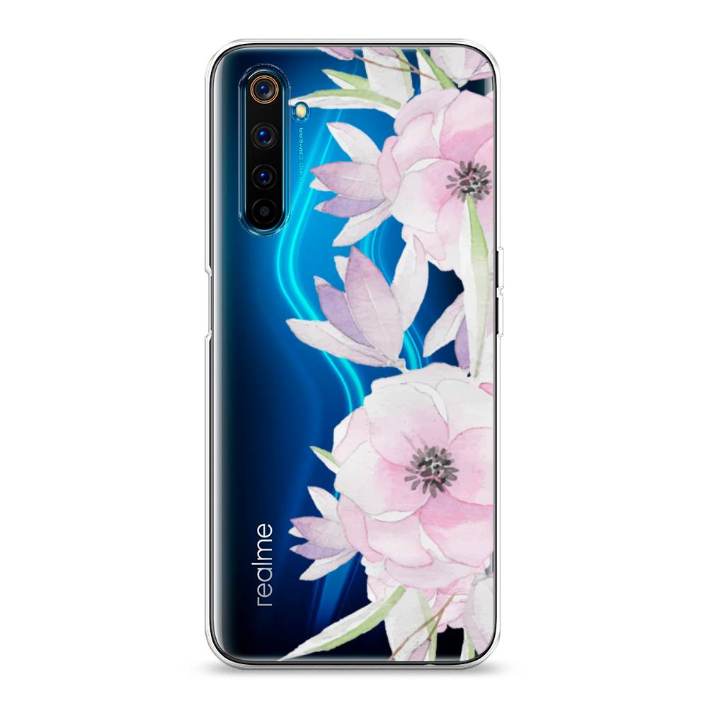 

Чехол Awog на Realme 6 Pro "Нежные анемоны", Разноцветный, 252850-8