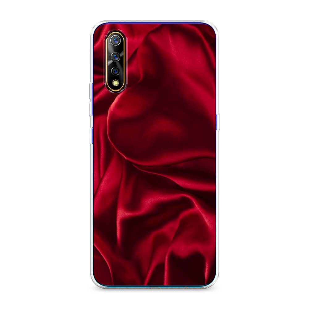 фото Силиконовый чехол "текстура красный шелк" на vivo v17 neo awog