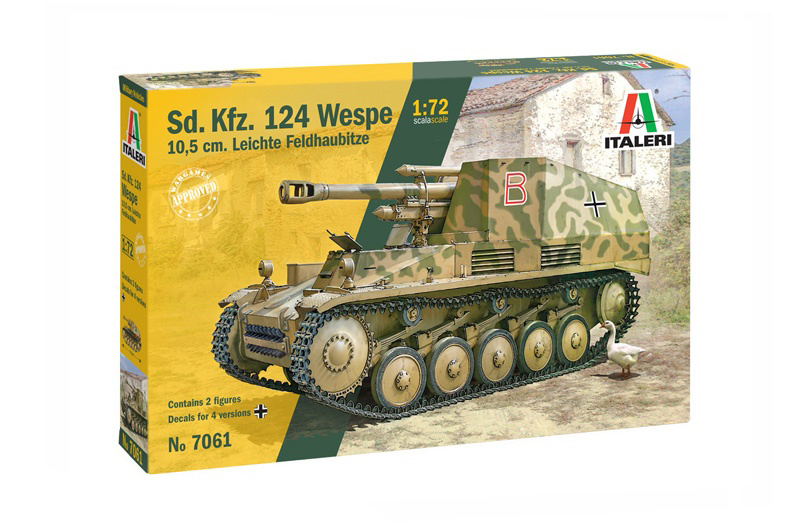 

Сборная модель Italeri 1/72 Немецкая САУ "Виспа" 7061