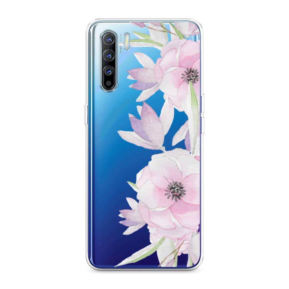 

Чехол Awog на Oppo A91/Reno 3 "Нежные анемоны", Разноцветный, 252450-8