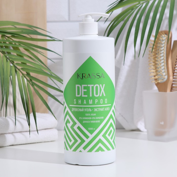 Шампунь для волос Krassa Detox, 1000 мл