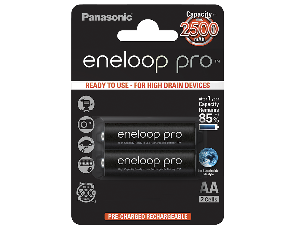 Аккумуляторы ENELOOP PRO (AA) BK-3HCDE/2BE