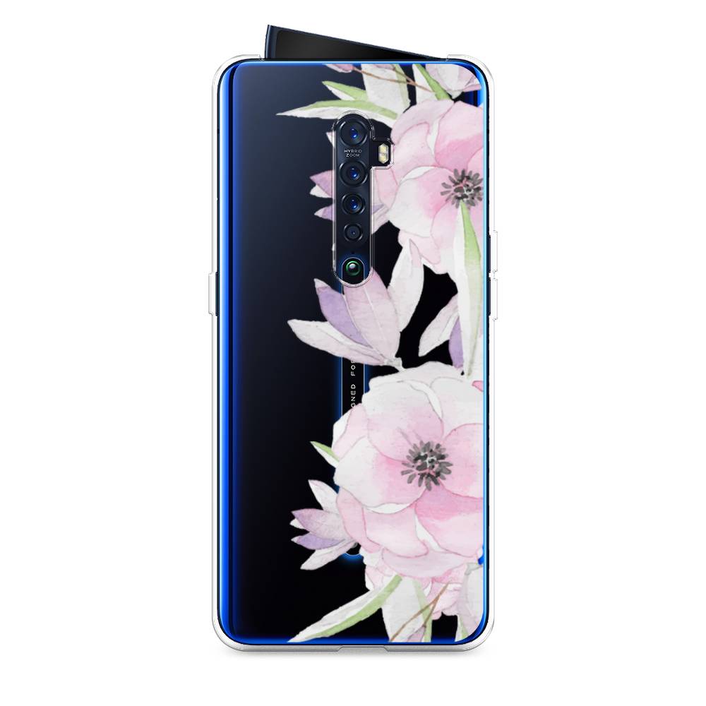 

Чехол Awog на Oppo Reno 2 "Нежные анемоны", Разноцветный, 253550-8